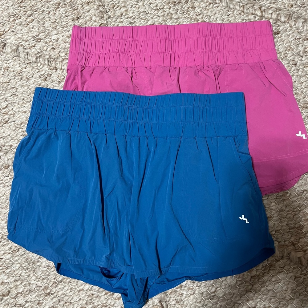 JOYLAB Women High-Rise Woven Shorts 3” PAIR
